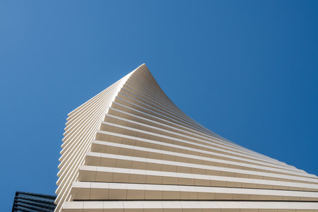 Famous twin towers in vake, downtown of tbilisi city in georgia. Architecture