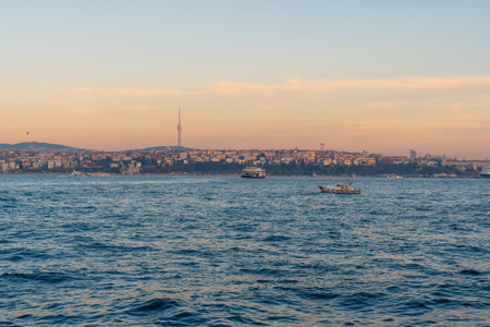 Beautiful view of the Bosphorus Strait. Travel to Istanbul