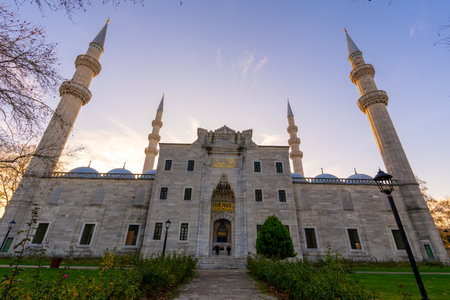 Sultan Suleymaniye Mosque in Istanbul. One of the symbols of Istanbul. Religion