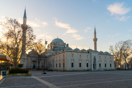 Beyazit Mosque - 16th century Ottoman imperial mosque as seen from the BeyazÄ±t Square. Religionの写真素材