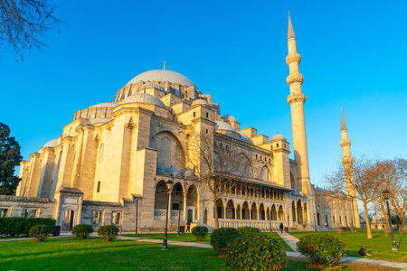The Shehzade Mosque or Sehzade Camii located in Fatih district, Istanbul, Turkeyの写真素材