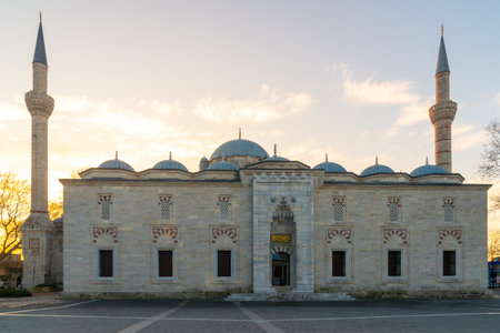 Beyazit Mosque - 16th century Ottoman imperial mosque as seen from the BeyazÄ±t Square. Religionの写真素材
