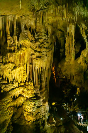 Cave at Sataplia nature reserve near Kutaisi, Imereti, Georgia. Travelの写真素材