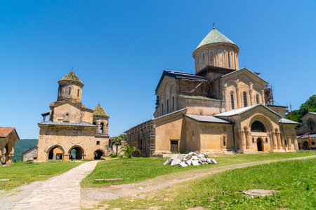 Old orthodox monastery Gelati near Kutaisi, Imereti region, Georgia. Travelの写真素材