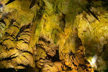 Cave at Sataplia nature reserve near Kutaisi, Imereti, Georgia. Travelの写真素材