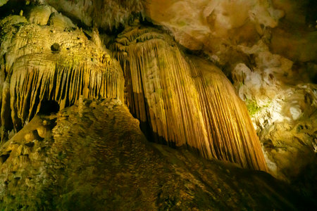 Cave at Sataplia nature reserve near Kutaisi, Imereti, Georgia. Travelの写真素材