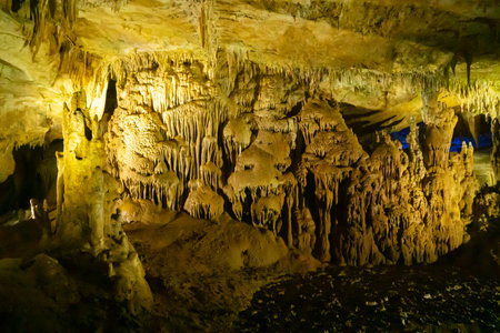 Cave at Sataplia nature reserve near Kutaisi, Imereti, Georgia. Travelの写真素材