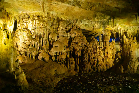 Cave at Sataplia nature reserve near Kutaisi, Imereti, Georgia. Travelの写真素材