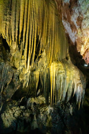 Cave at Sataplia nature reserve near Kutaisi, Imereti, Georgia. Travelの写真素材