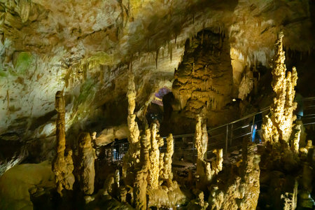 Cave at Sataplia nature reserve near Kutaisi, Imereti, Georgia. Travelの写真素材