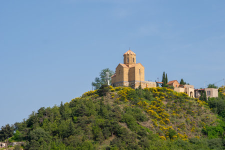 Tabor Monastery of the Transfiguration in Tbilisi. Travel, religionの写真素材