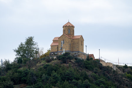 Tabor Monastery of the Transfiguration in Tbilisi. Travel, religion