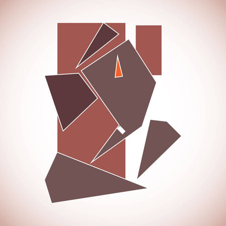 Vector Illustration of Lord Ganesha or Ganpatiのイラスト素材