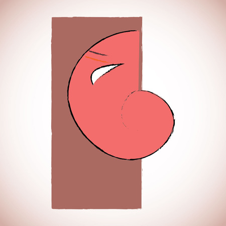 Vector Illustration of Lord Ganesha or Ganpatiのイラスト素材