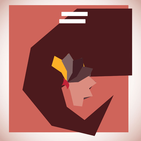 Vector Illustration of Lord Ganesha or Ganpatiのイラスト素材