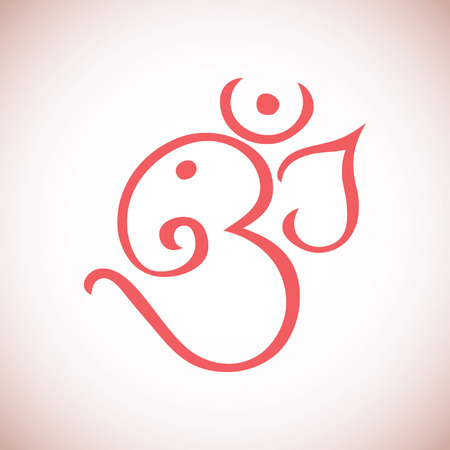 Vector Illustration of Lord Ganesha or Ganpatiのイラスト素材