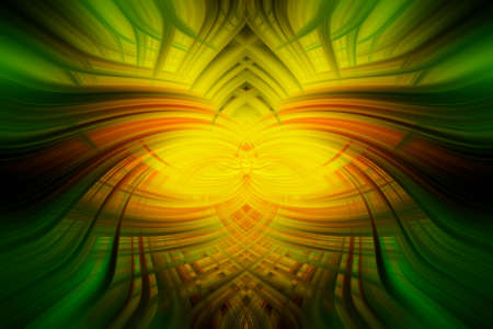 abstract natural background like an angel of nature, green red yellow color, calm feeling, sunny and warm feeling, for interior or web background, yoga wallpaperの写真素材