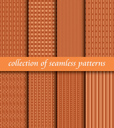 Set of art deco seamless patterns. Stylish modern textures. abstract backgroundsのイラスト素材
