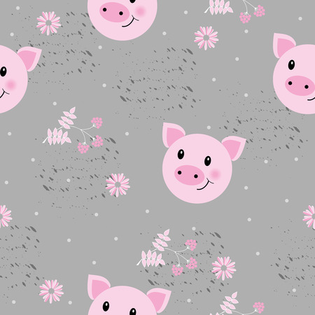 Seamless texture. Children s pattern. Can be used for fabric, wallpaper, decorationのイラスト素材