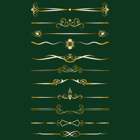 set of dividers for the design of your ideas. vectorのイラスト素材