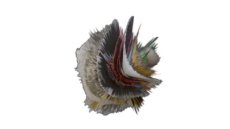 3d illustration of mushrooms, bacteria, viruses in medicine. Forms and diversity. Abstract view