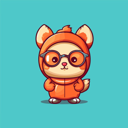 Vector illustration of Funny cute cartoon characterのイラスト素材