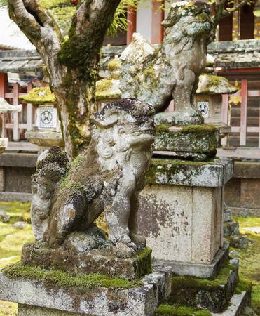 Komainu: guardian lionsの写真素材