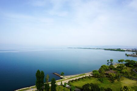 Lake Biwaの写真素材