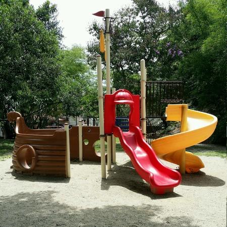 Children's playground in Caracas.の素材