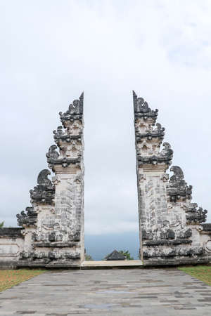 Ancient gates in Pura Lempuyang, Bali, Indonesia.の写真素材