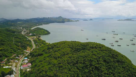 Aerial view from Labuan Bajo East Nusa Tenggara