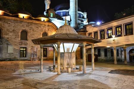 Eyupsultan Camii, Avlu, Istanbul, Turkeyのeditorial素材