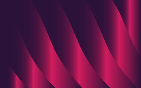 Abstract background with curved lines in magenta colors. Vector illustration.のイラスト素材