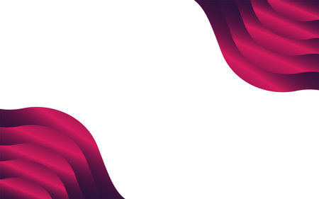 abstract background with pink wavy lines and space for your textのイラスト素材