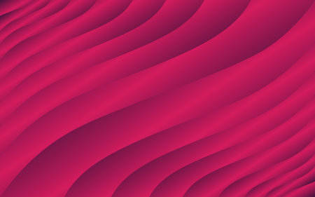 Abstract background with wavy lines in red colors. Vector illustration.のイラスト素材