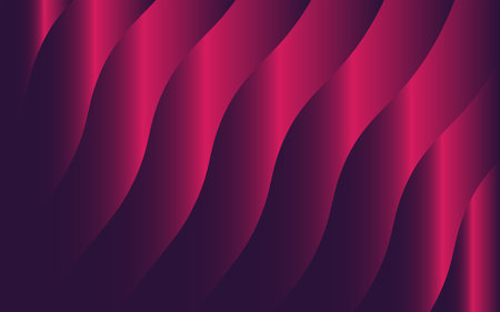 Abstract background with wavy lines in purple colors. Vector illustration.のイラスト素材