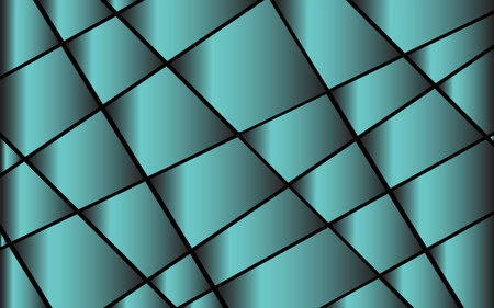 abstract background with blue and black triangles in the form of square tilesのイラスト素材