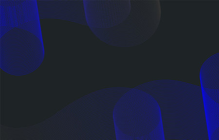 Abstract background with blue wavy lines. Vector illustration for your designのイラスト素材