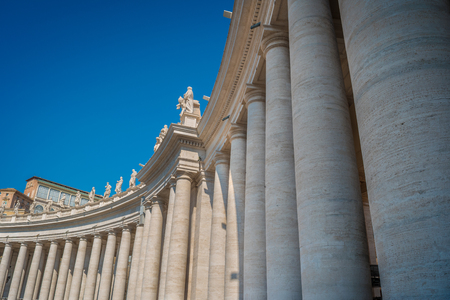 Columns of St. Peter's Square, Vaticanのeditorial素材
