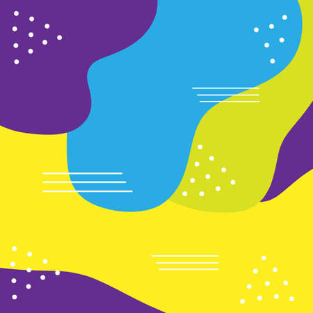 Colorful geometric background. Suitable for textiles and packaging. Bright children's backing.のイラスト素材