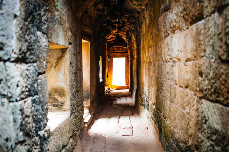 Ancient temple complex Ta Prohm, Siem Reap, Cambodia のeditorial素材