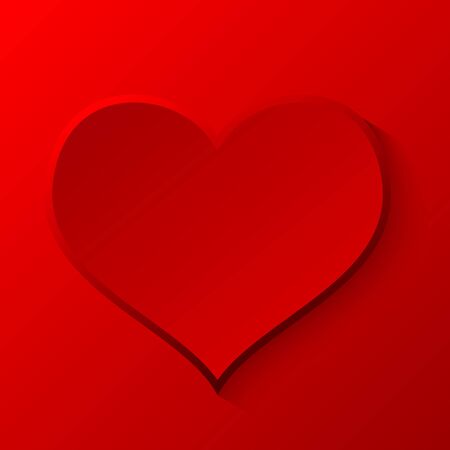 Icon red heart. Vector illustration.のイラスト素材