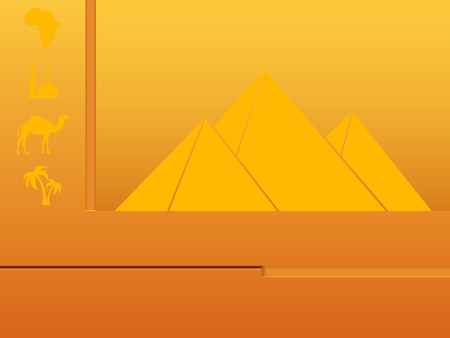 Website template for Africa. Vector illustration.のイラスト素材