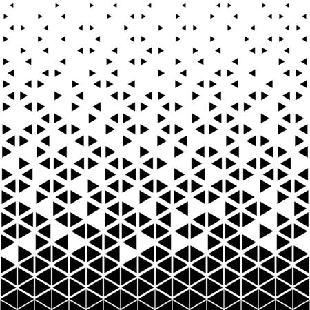 Abstract triangular background. Black white geometric pattern.のイラスト素材