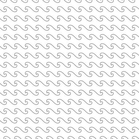 Vector seamless pattern. Abstract background of rounded shapes. Trendy geometric design.のイラスト素材
