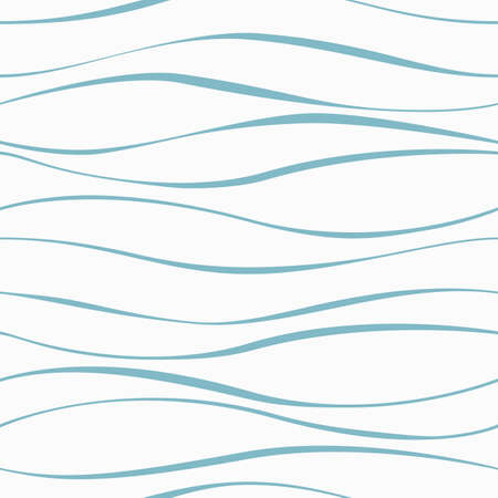 Waves seamless pattern. Abstract background of rounded line. Trendy geometric design.のイラスト素材