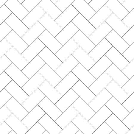 Herringbone parquet seamless pattern. Monochrome background with repeating tiles.のイラスト素材