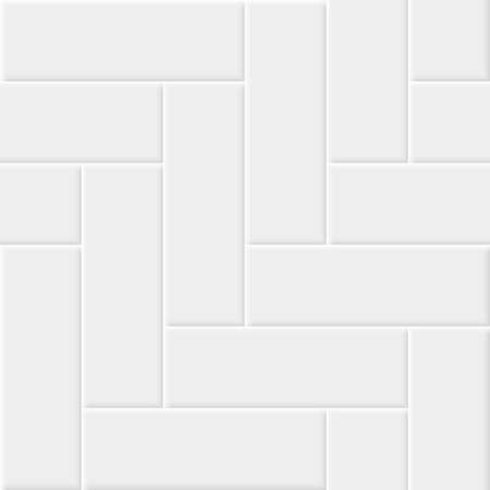White ceramic tile herringbone seamless pattern. Parquet texture.のイラスト素材