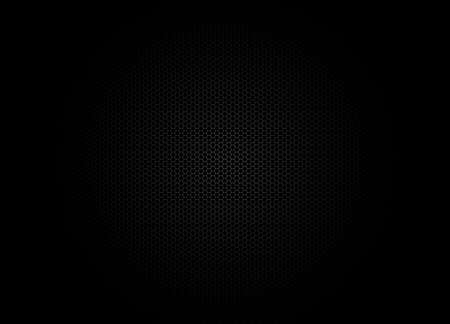 Black hexagon pattern. Abstract hexagonal background.のイラスト素材