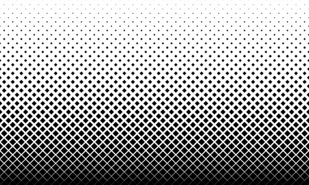 Halftone square dots. Checkered halftone pattern. Abstract rhombus background.のイラスト素材